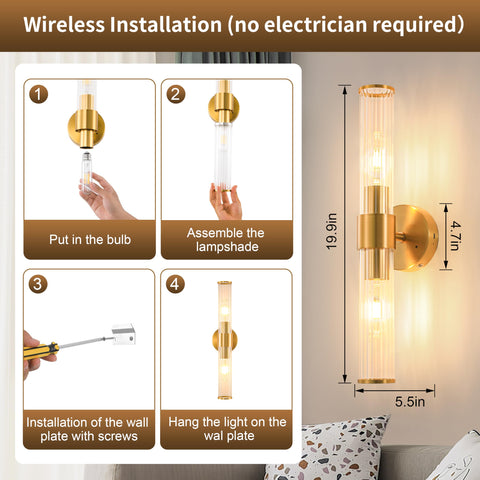 Morauroral no-wiring installation enables quick, safe DIY setup.