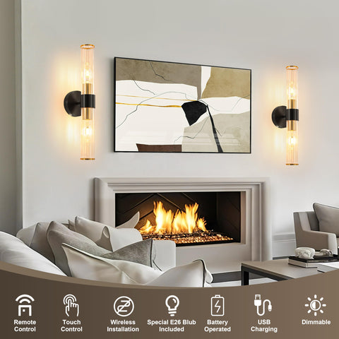 Morauroral transparent acrylic shade delivers even, soft light diffusion.