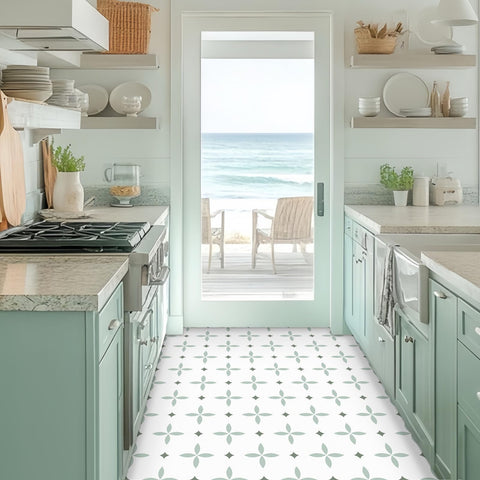 MORCART Easy-clean-floor tile for damp-wipe maintenance