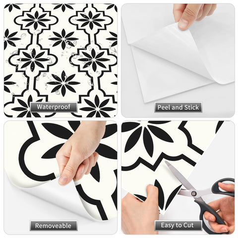 MORCART wall-application tile option creates a cohesive look with matching tiles.