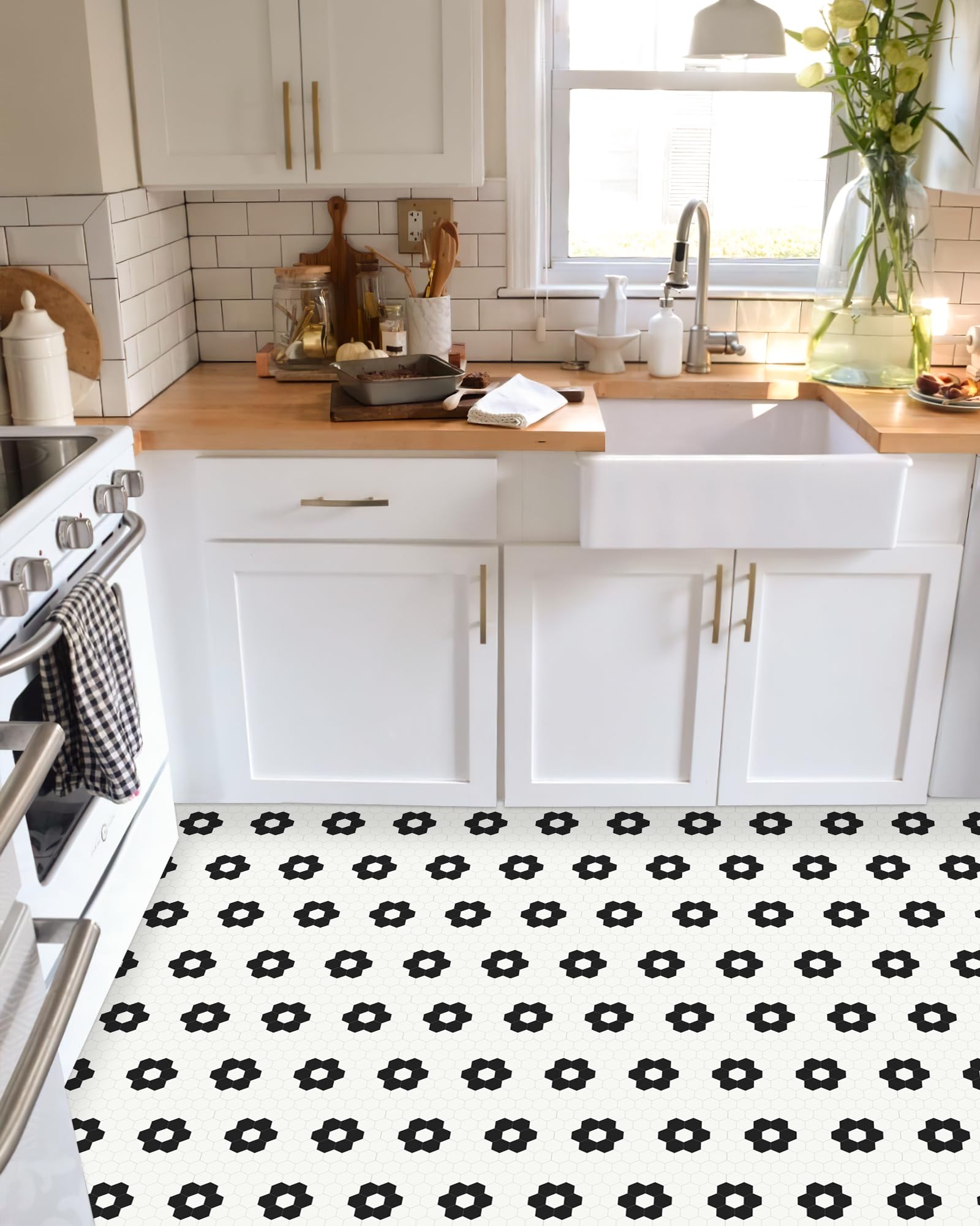 MORCART floor tiles in a bright living area showing non-slip, heat-resistant surface