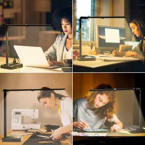 Moremili desk lamp compact, tidy desk organization and minimal clutter