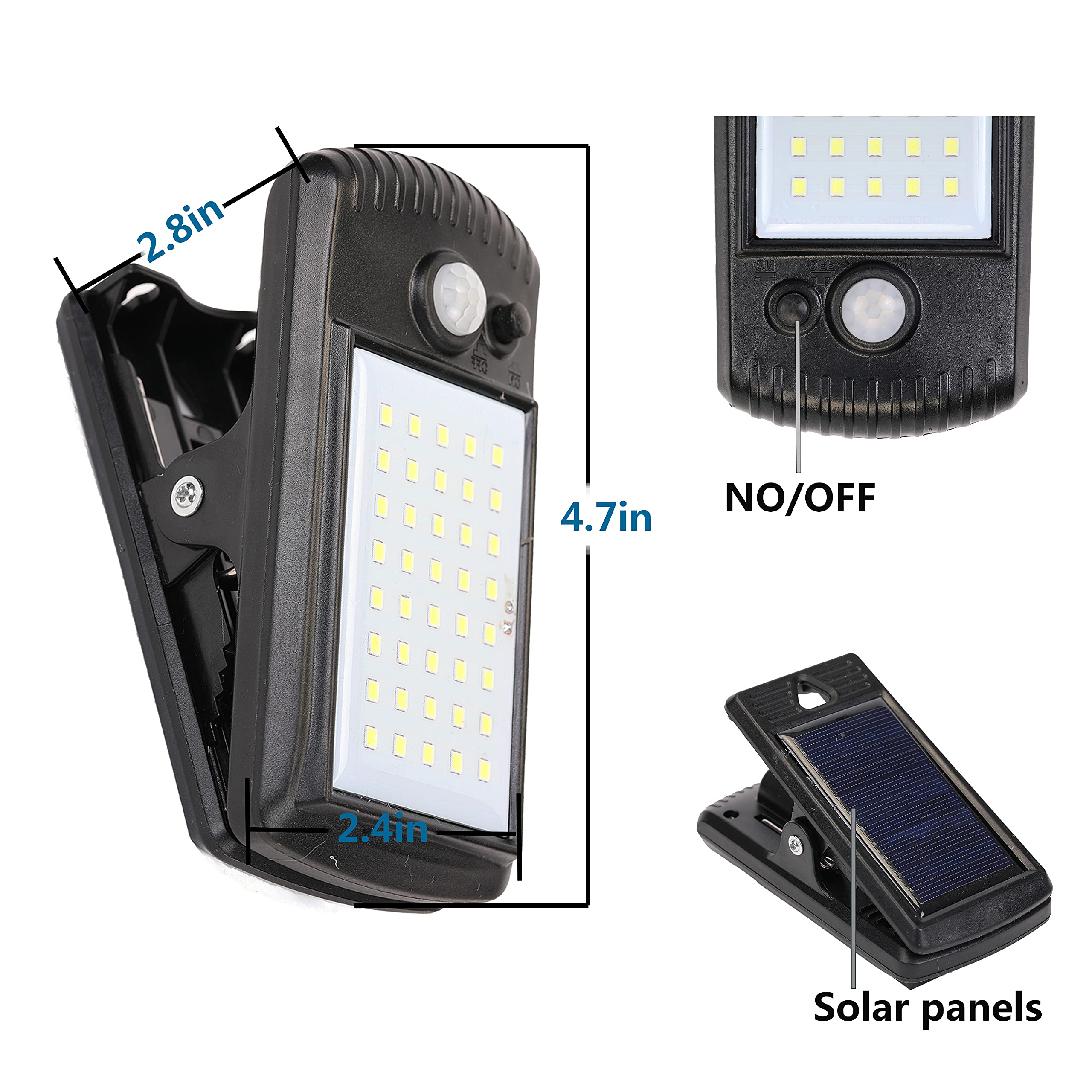 Morestar 40-LED outdoor security light offering wide coverage for property lighting.