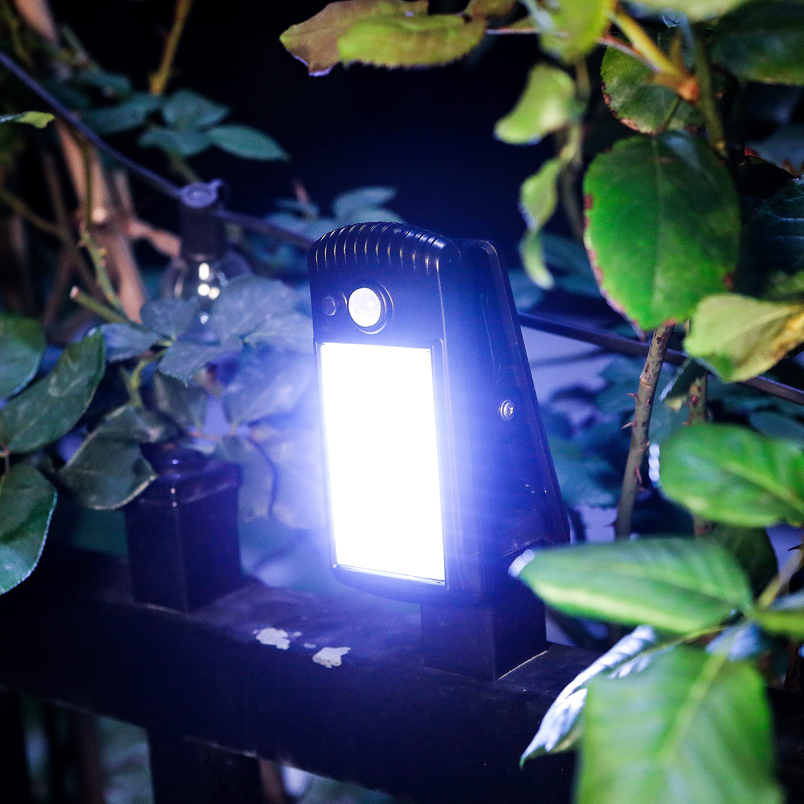 Morestar IP65 waterproof solar motion light withstands rain and heat for year-round use.