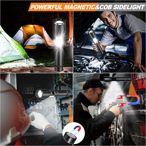 MOREVAC flashlight durable military-grade aluminum withstands rugged environments