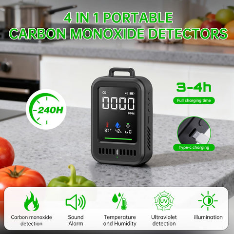 Moriko real-time CO monitor with HD display
