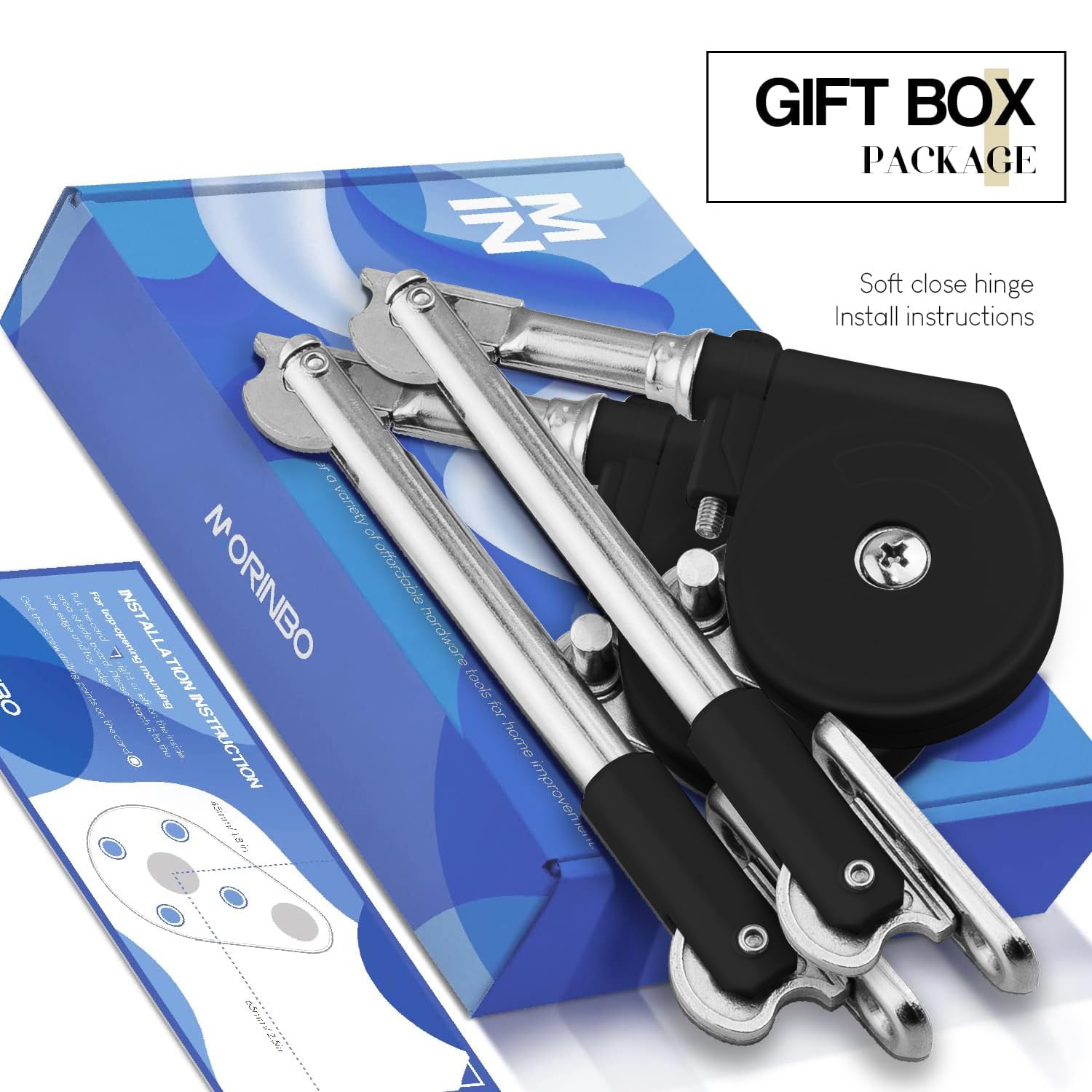 Morinbo two-pack lid stay kit ready for easy DIY installation