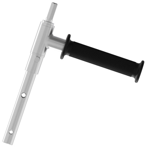 Mormysh Ice Auger Drill Adapter with handle for safer ice drilling and improved control