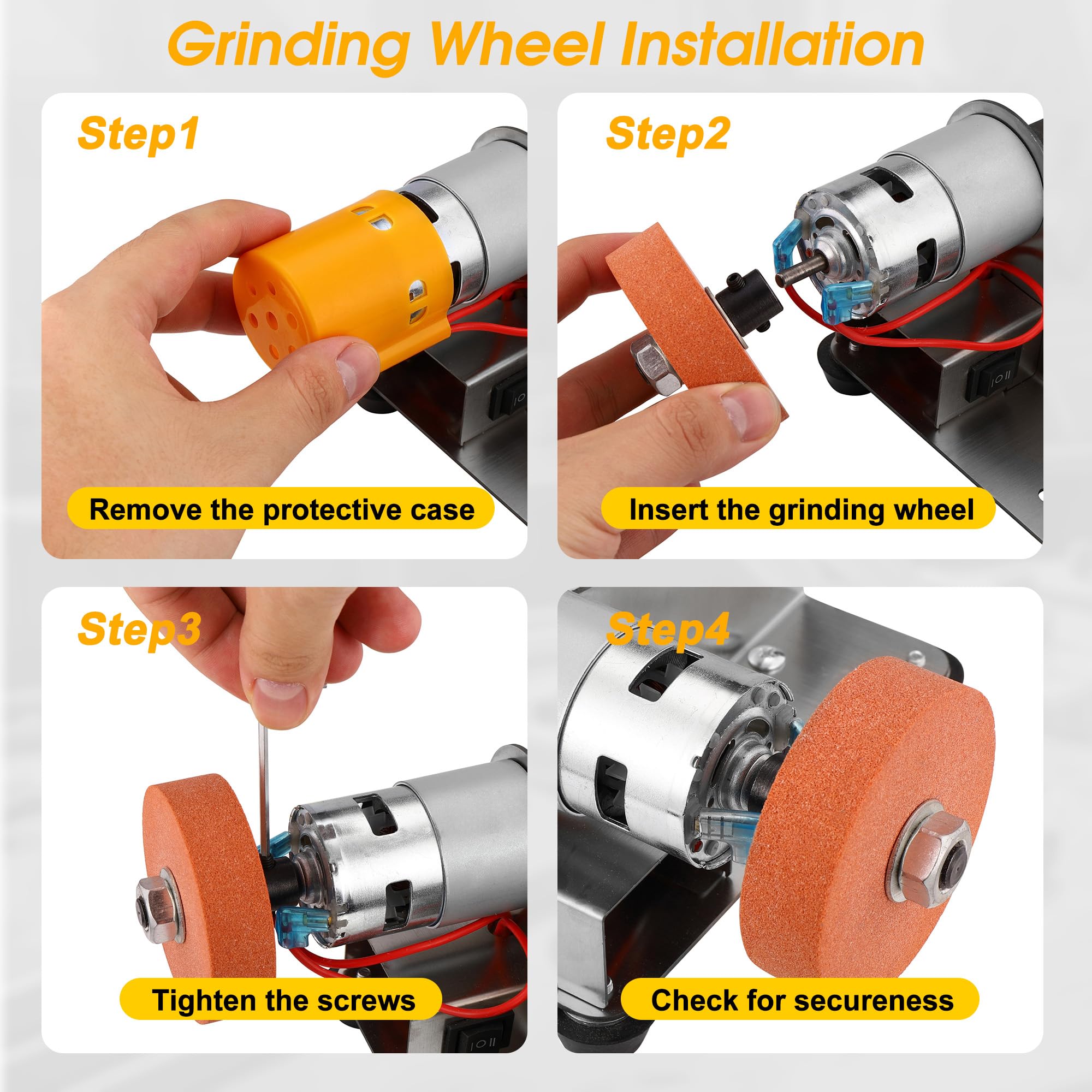 Mornajina buffing polishing wheel aids final polish of tool surfaces