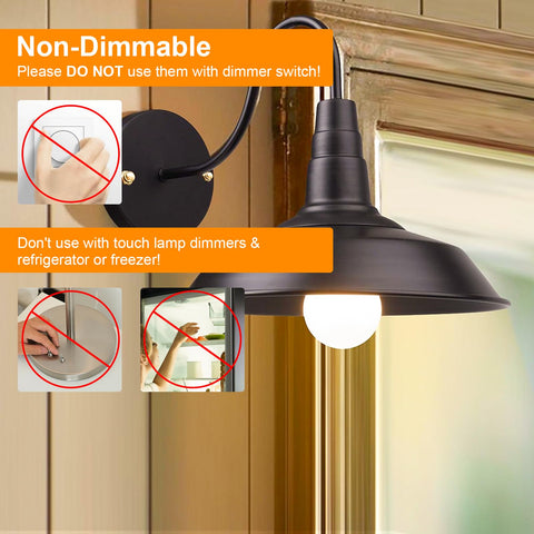 MorningLight A15 LED bulb suitable for ceiling fan installations