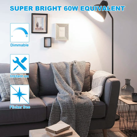MorningLight no flicker LED bulbs protect eyes during extended use.