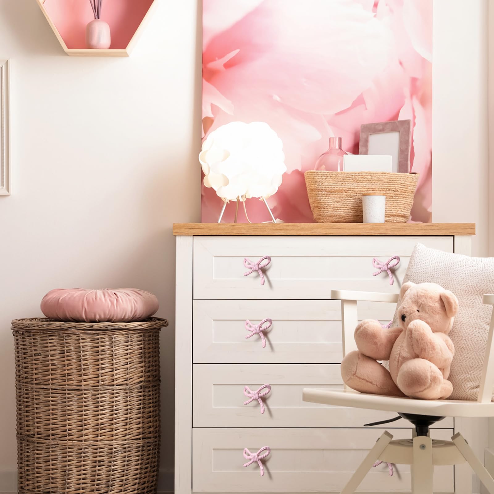 MorningRo versatile bow knobs for drawers provide cohesive look across rooms