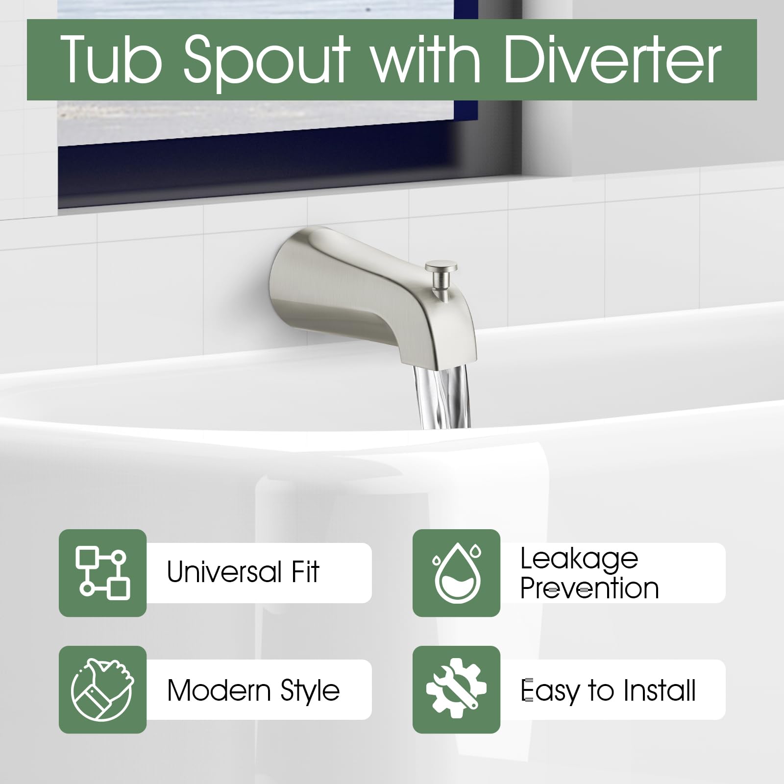 Mornwaen leak-tested design helps prevent drips after installation