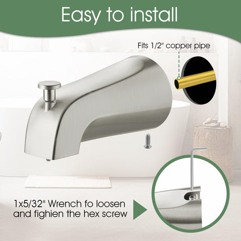 Mornwaen plumbing tape included for a secure, leak-resistant seal