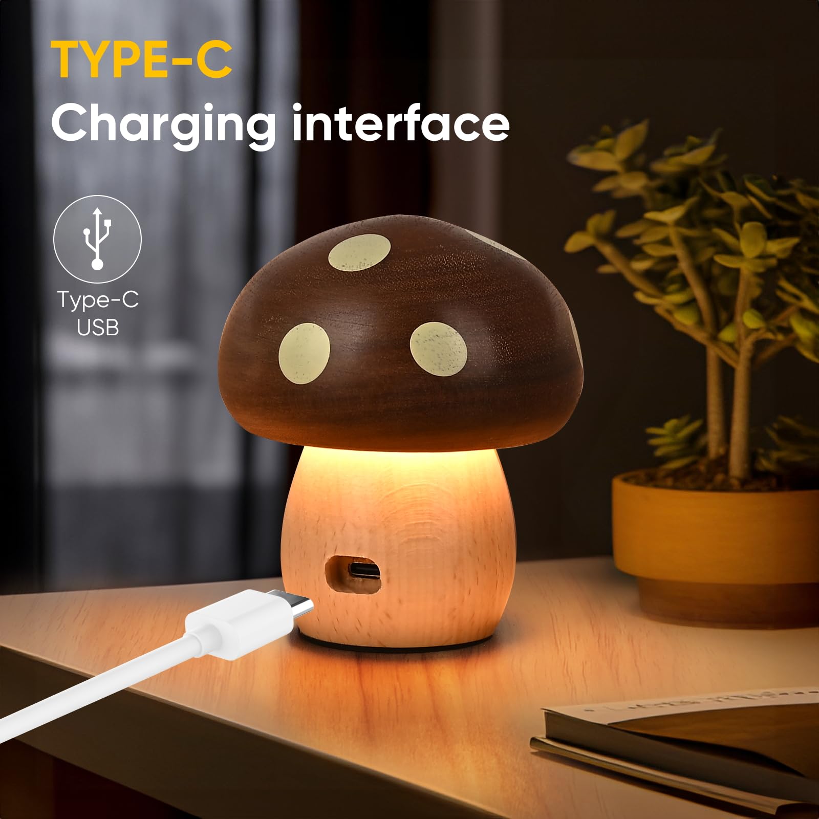 Moroommt cordless mushroom lamp makes a thoughtful gift idea