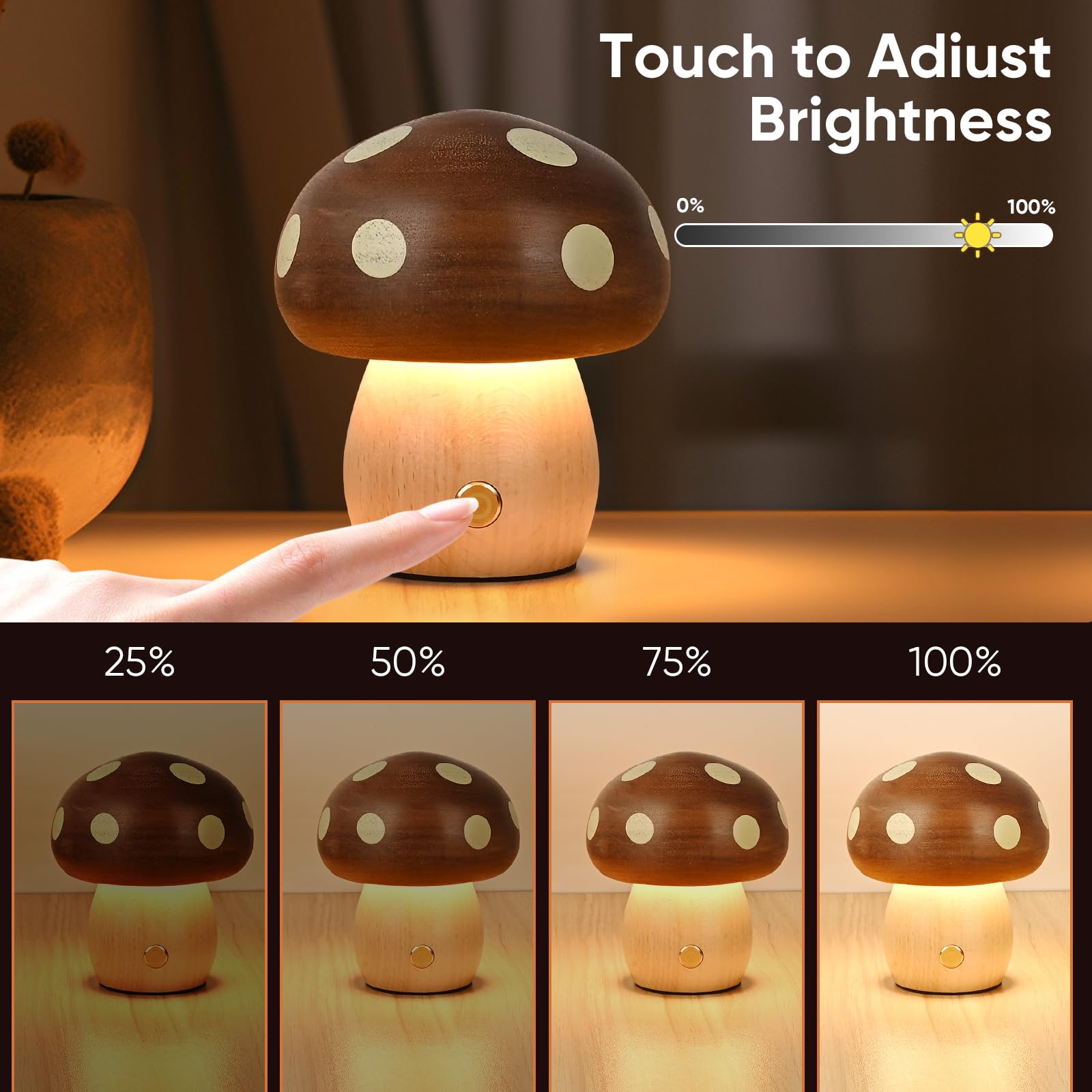 Moroommt portable battery lamp ready for bedside or desk tasks