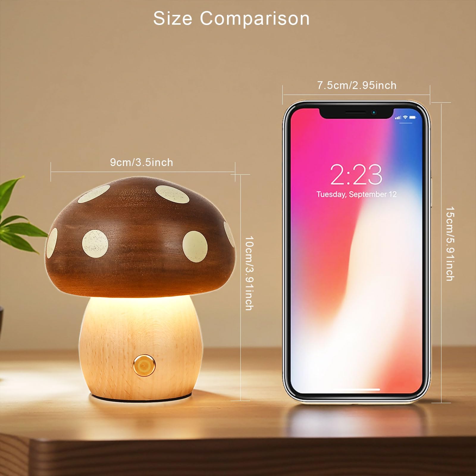 Moroommt rechargeable night light showcases cordless convenience for travel