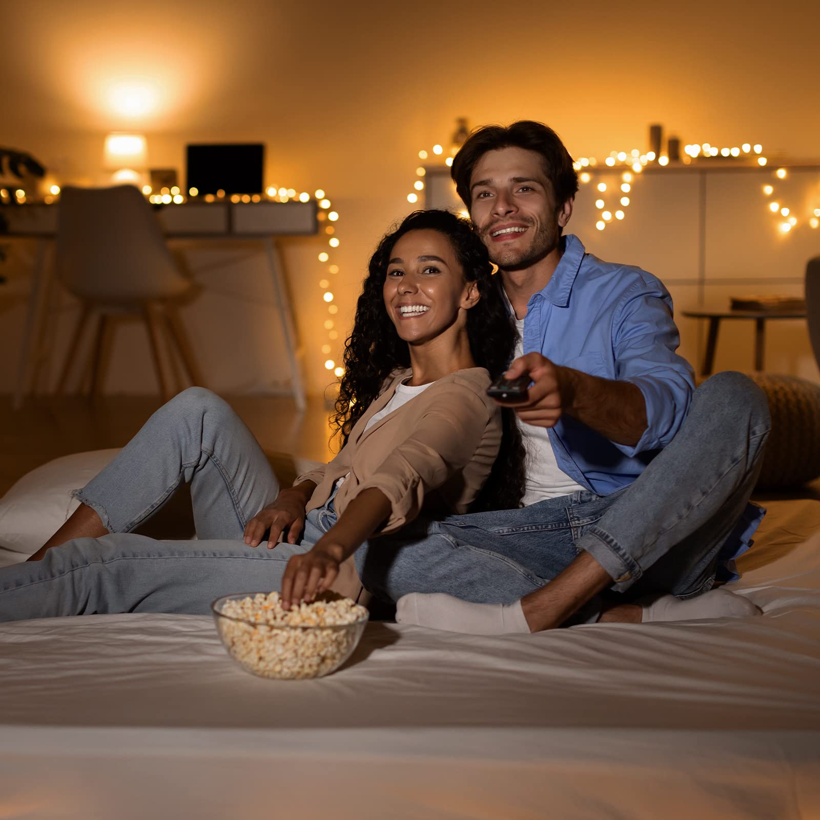 Morsatie non-dimmable bulbs require simple on/off control for mode switching.