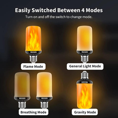Morsatie true-to-life glow creates warm ambience for Halloween, Christmas, or parties.