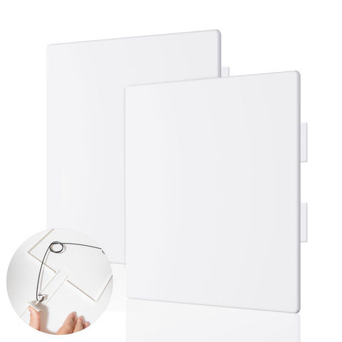 Morvat adjustable spring access panel 12x12 in two-pack enables clean access to hidden wiring.