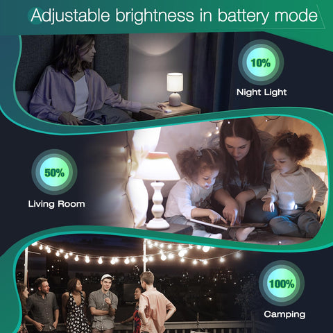MOSLIAN pack of 6 emergency bulbs saves space and ensures backup lighting