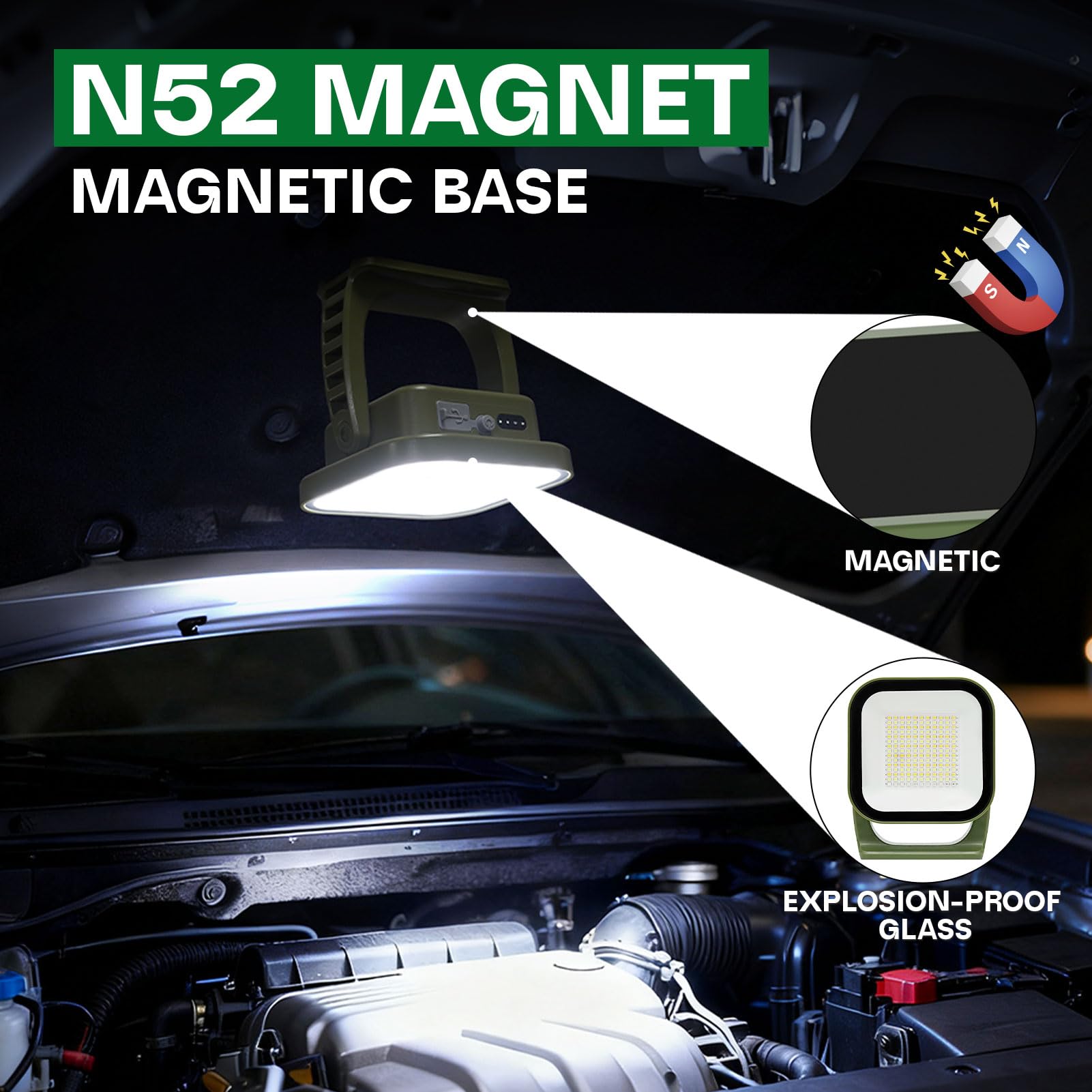 MOSLIGHTING 4000-lumen LED provides bright visibility for automotive tasks