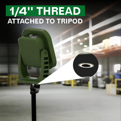 MOSLIGHTING built-in USB port enables easy on-the-go charging