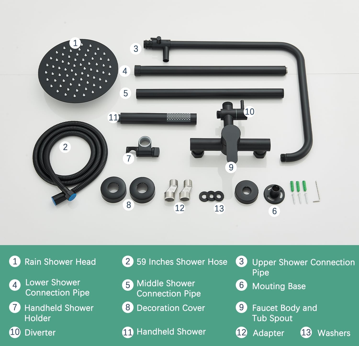 MOSSON outdoor shower setup ideal for poolside or garden use