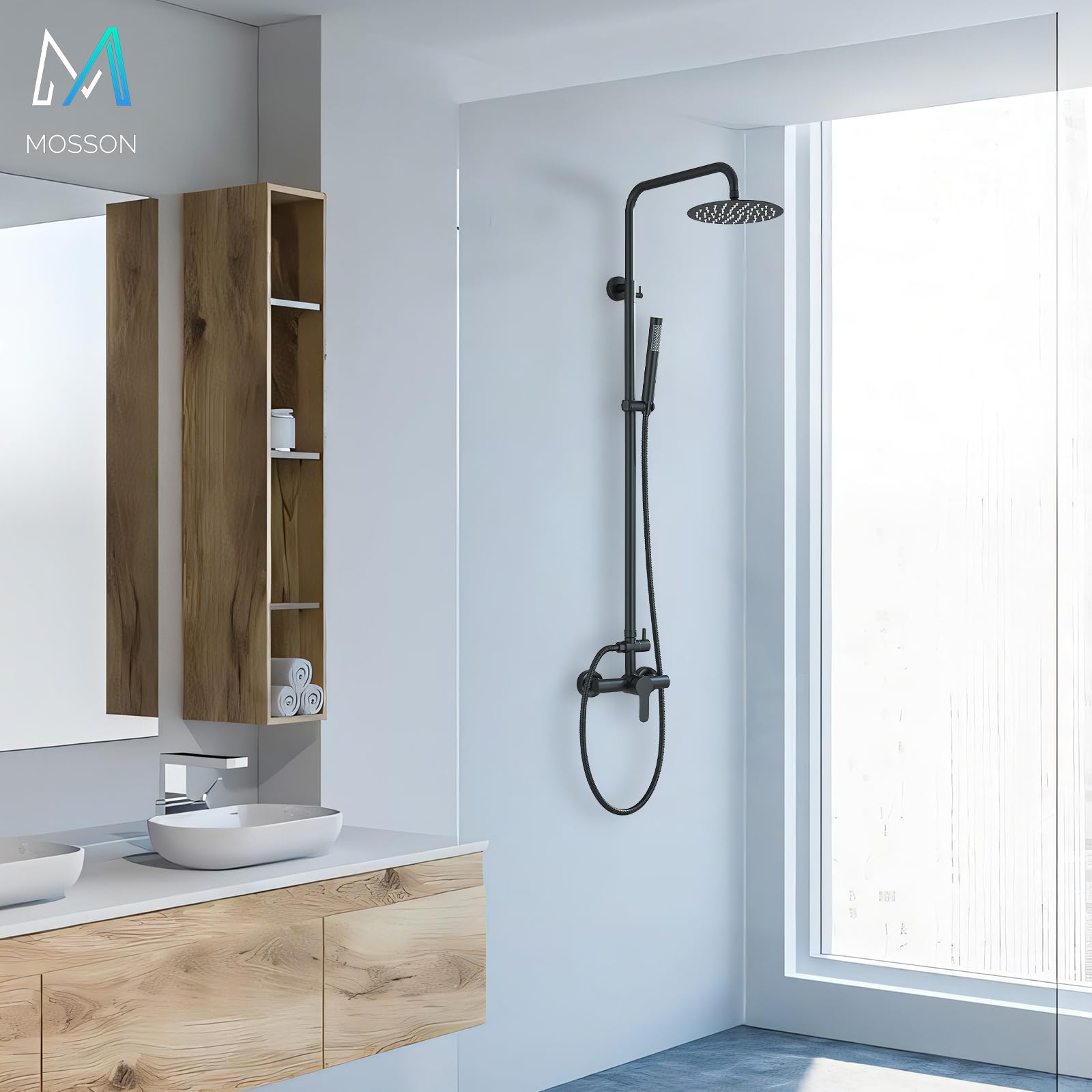 MOSSON single-handle control enables simple water adjustment