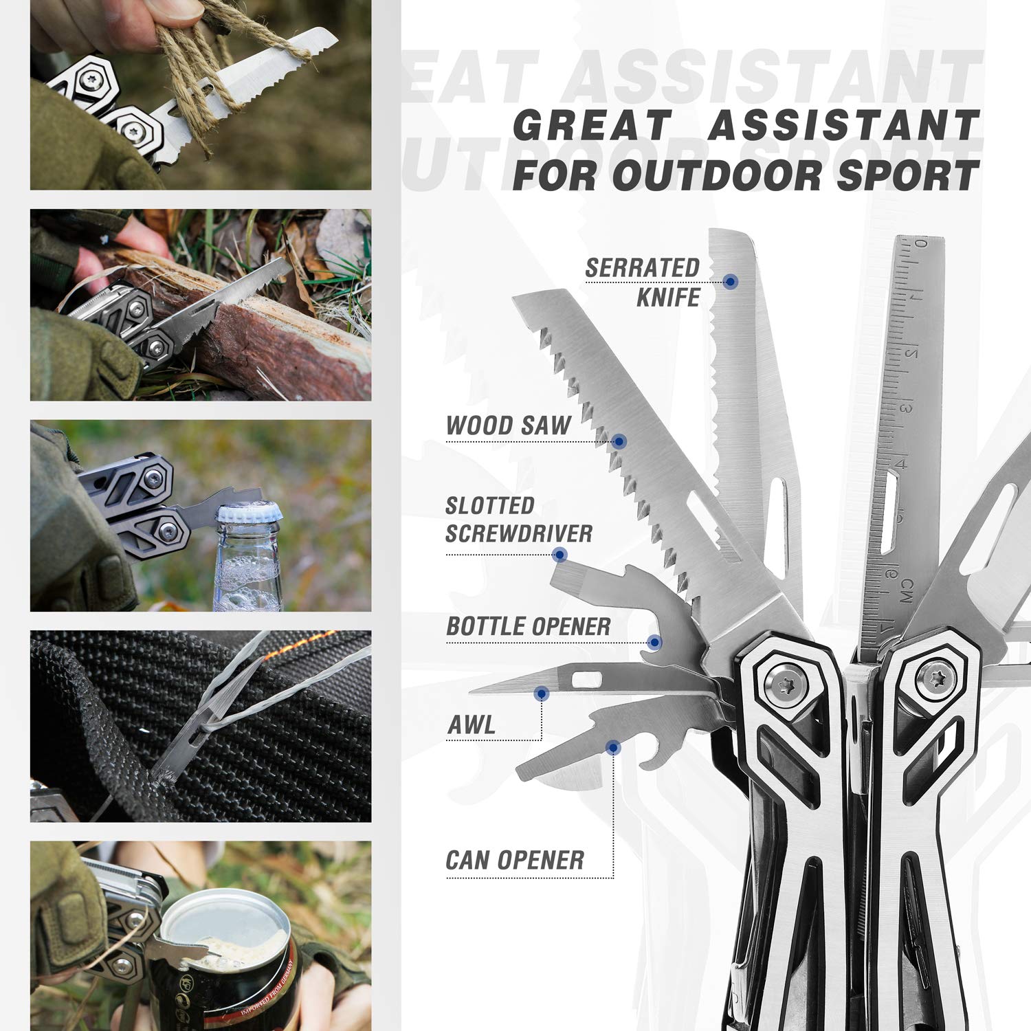 Mossy Oak Multitool magnetic hex sleeve keeps bits organized.