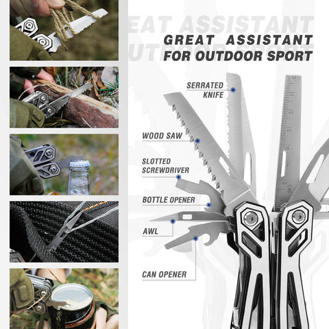 Mossy Oak Multitool magnetic hex sleeve keeps bits organized.
