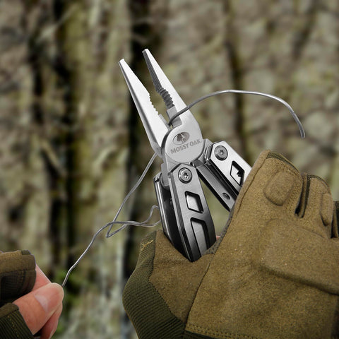Mossy Oak Multitool wood/file combo for shaping and smoothing.