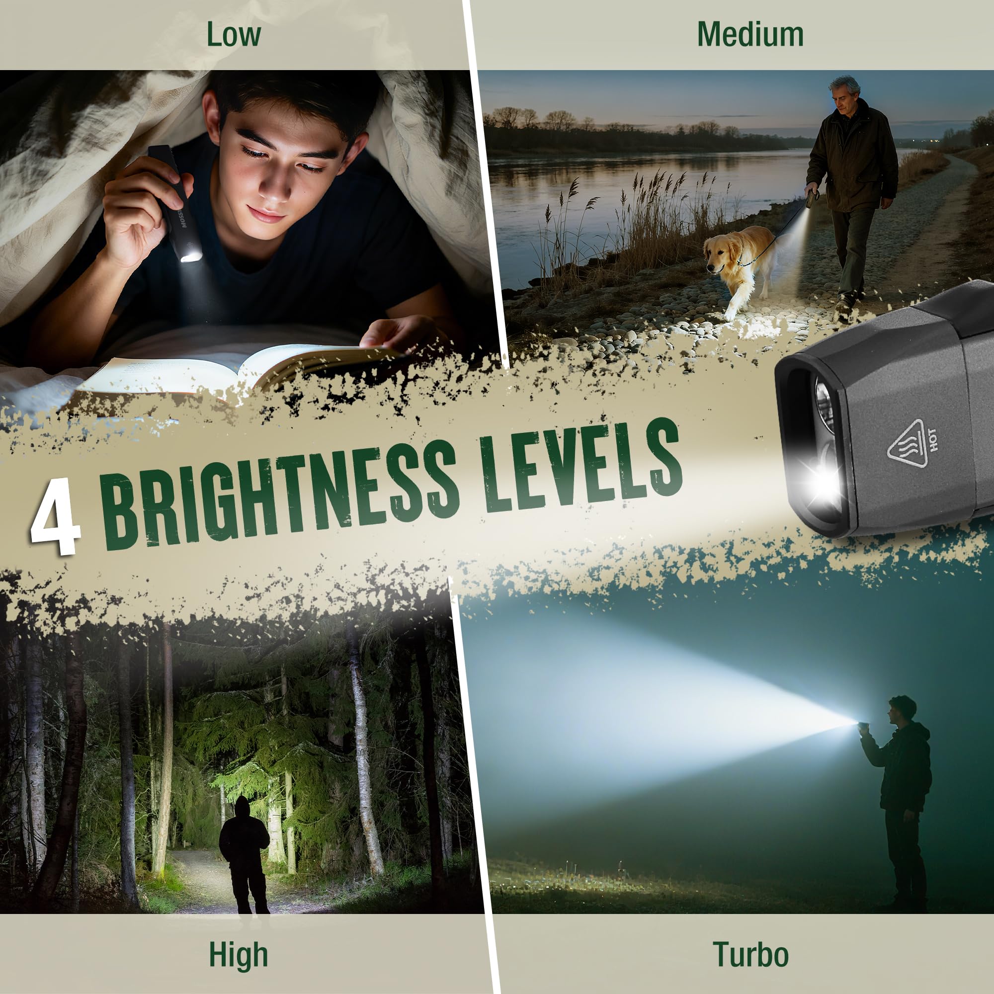 Mossy Oak UV detection mode at 365 nm reveals hidden details during inspections.