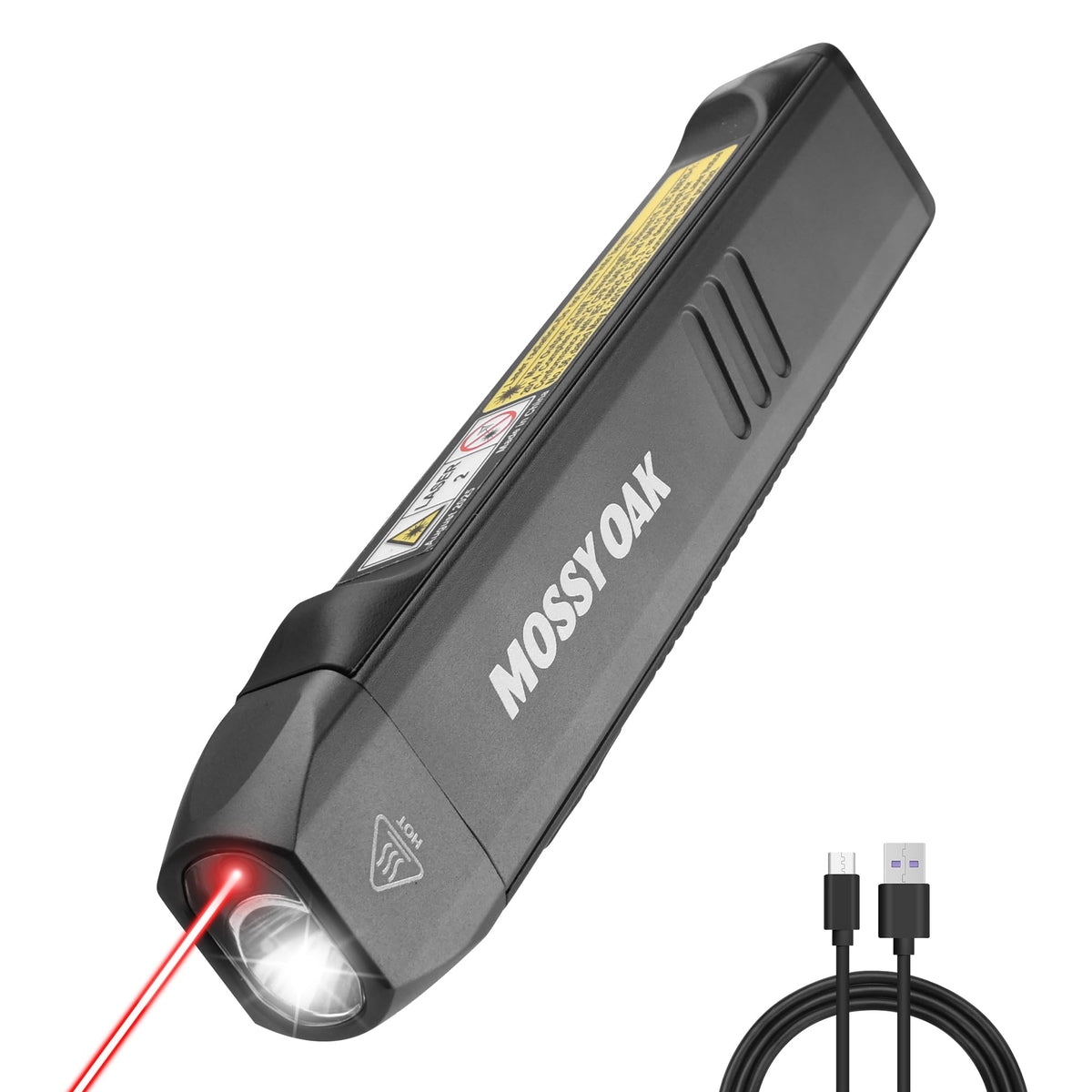 Mossy Oak Rechargeable Flat Flashlight 1200LM for home and outdoor tasks.