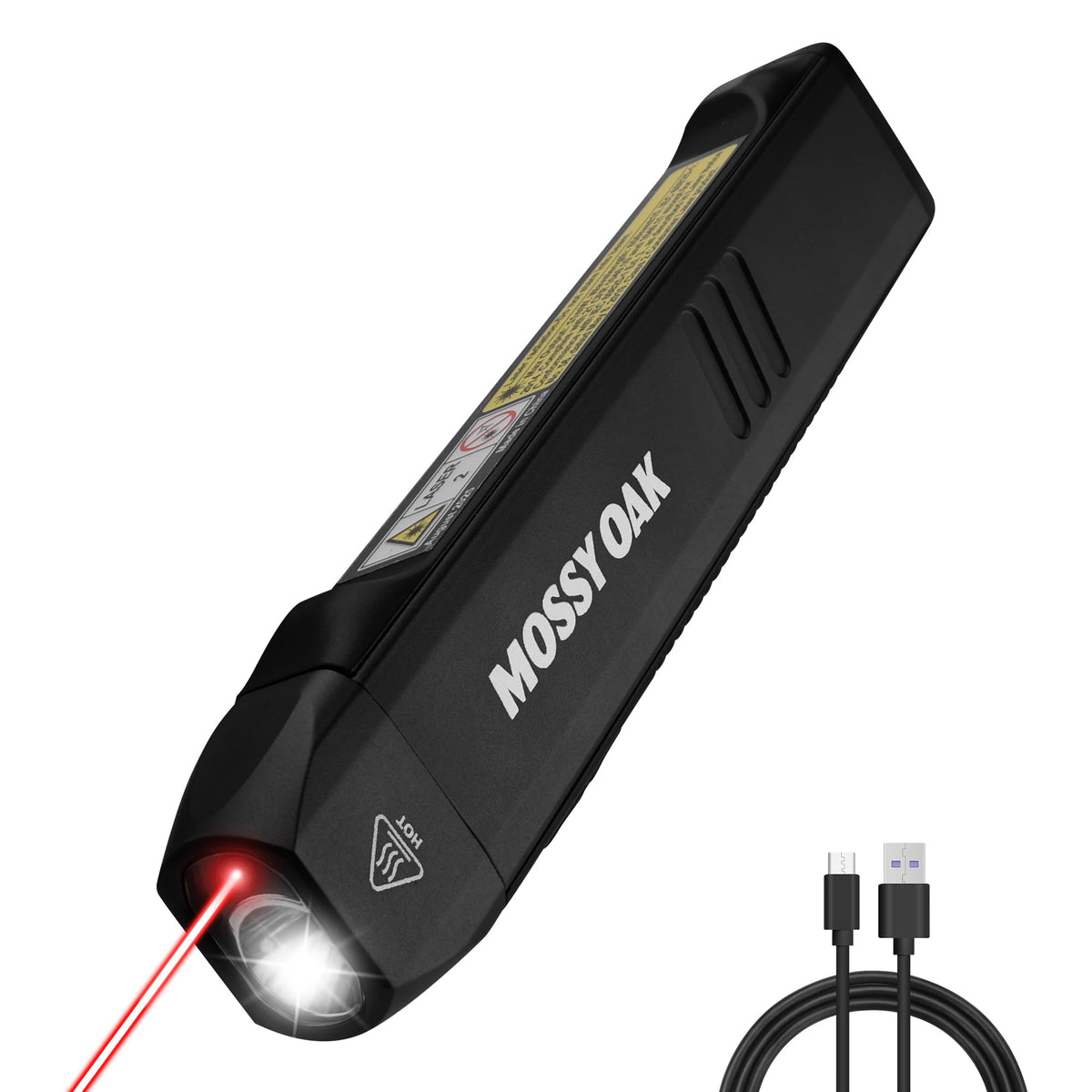 Mossy Oak Rechargeable Flat Flashlight showcases compact form for quick tasks.