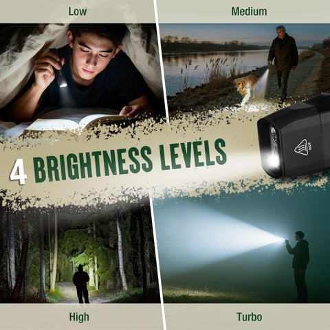 Mossy Oak Type-C charging flashlight enables quick top-ups for ready use.