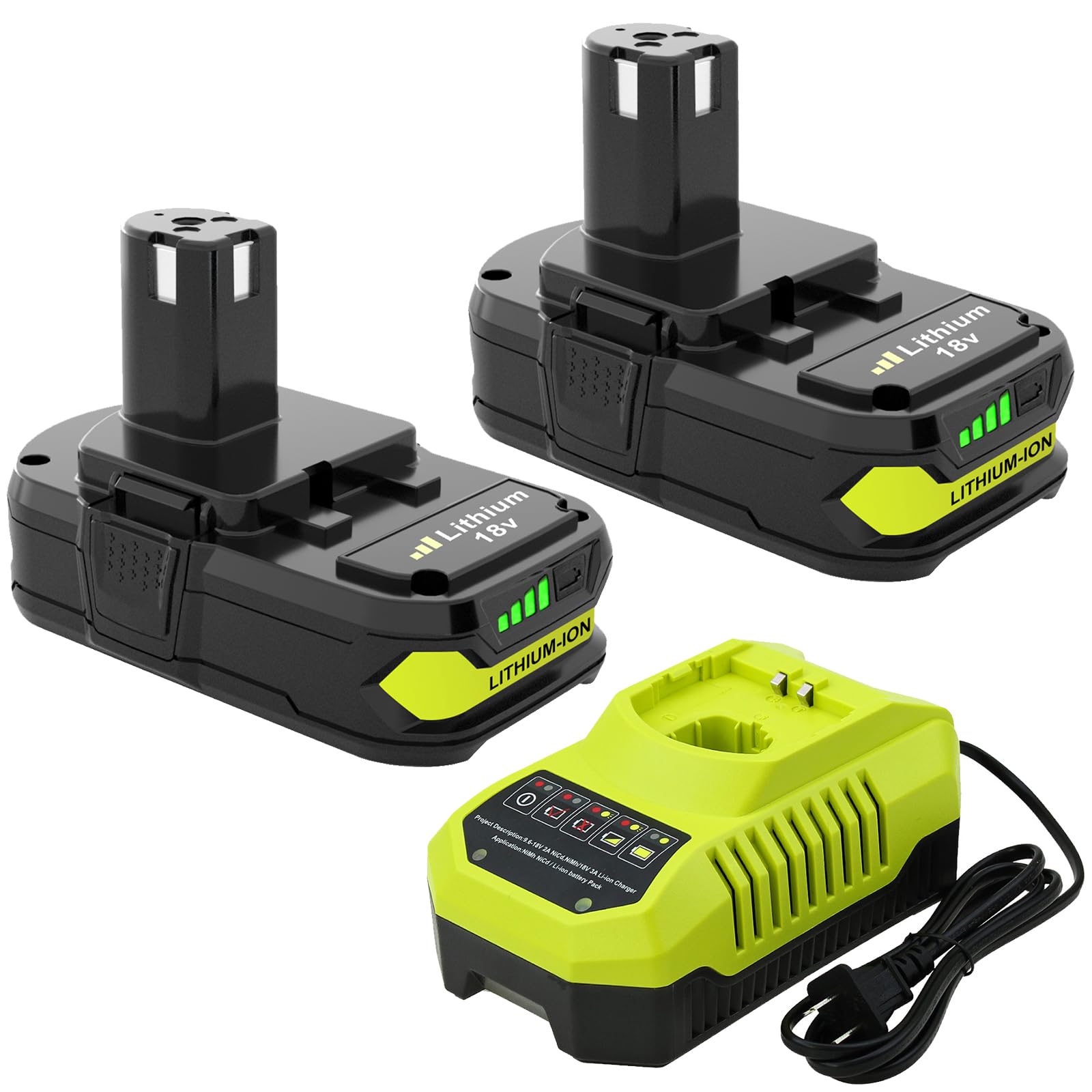 Moticett 18V 3.6Ah battery ready for extended runtime.