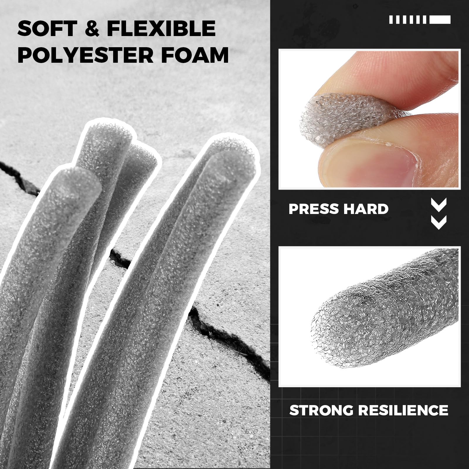 Concrete joint filler from MotiMind provides reliable, non-absorbent sealing.