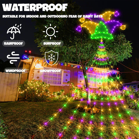 Motionchic 12ft waterfall effect dresses any yard with motion.