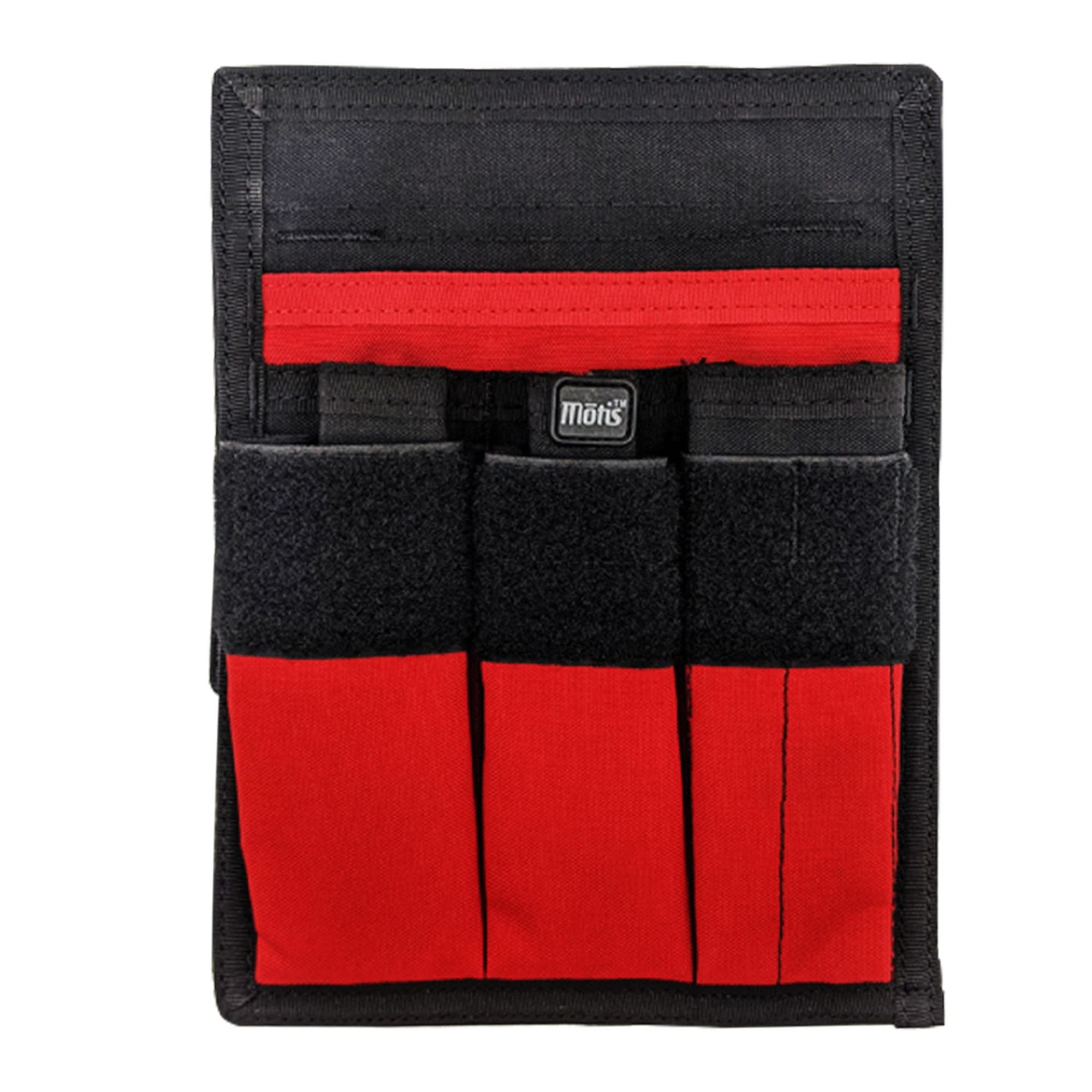Motis Fire Pocket Organizer pouch interior slots for small tools and wedges.
