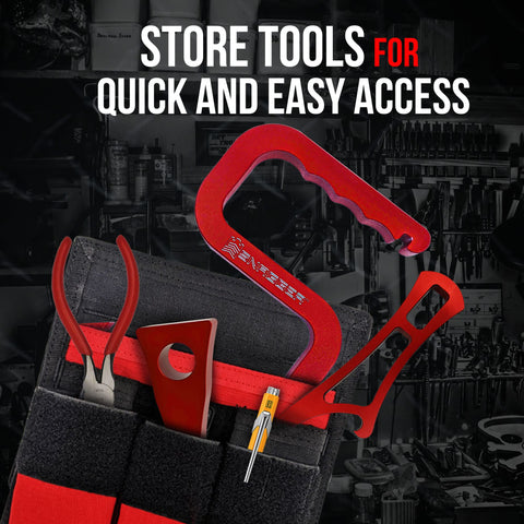 Motis Fire Pocket Organizer pouch snug pocket fit for bunker gear.