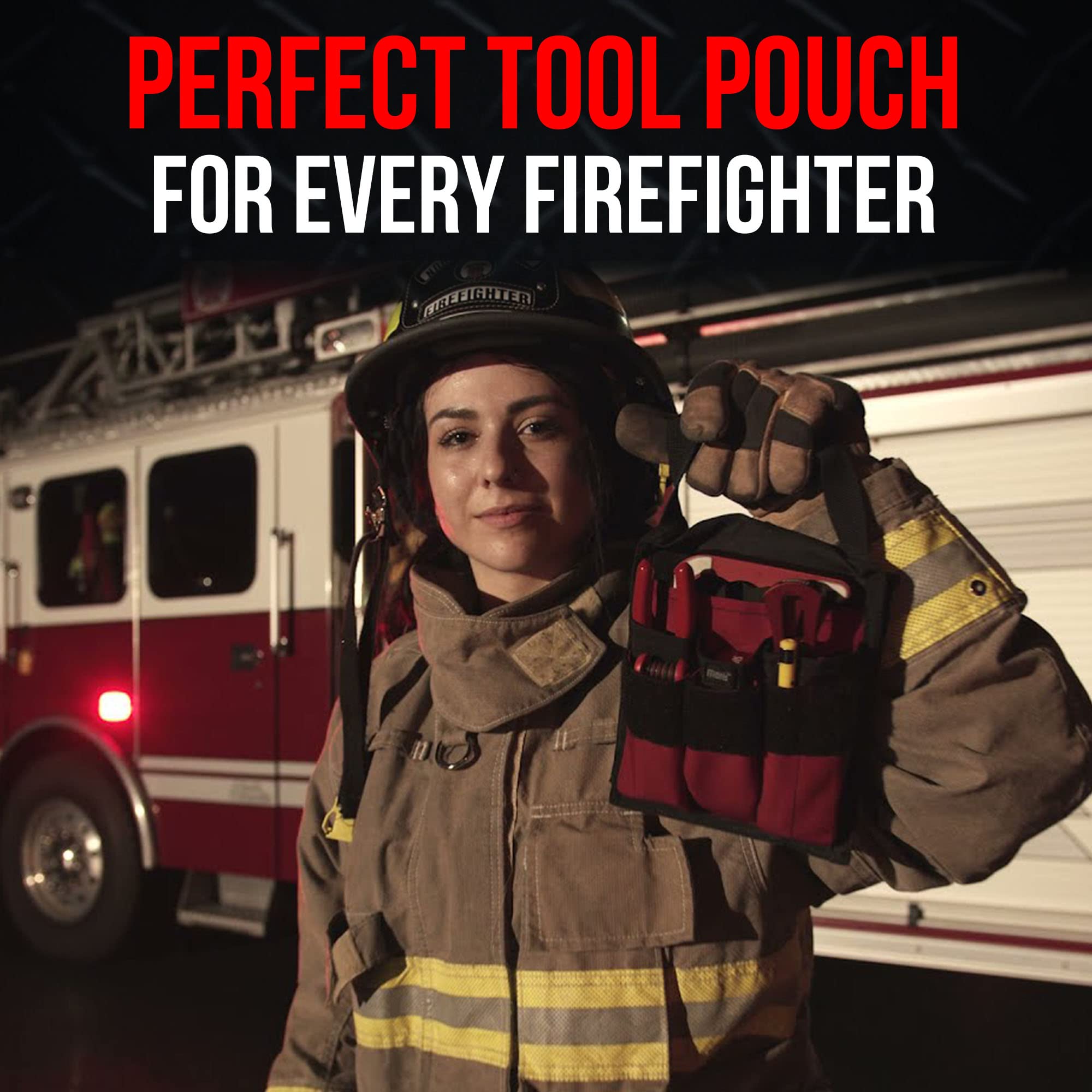 Motis Fire Pocket Organizer pouch removable flap securing accessories.