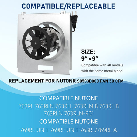 Motoasis 763RLN fan motor delivers quieter performance and longer life