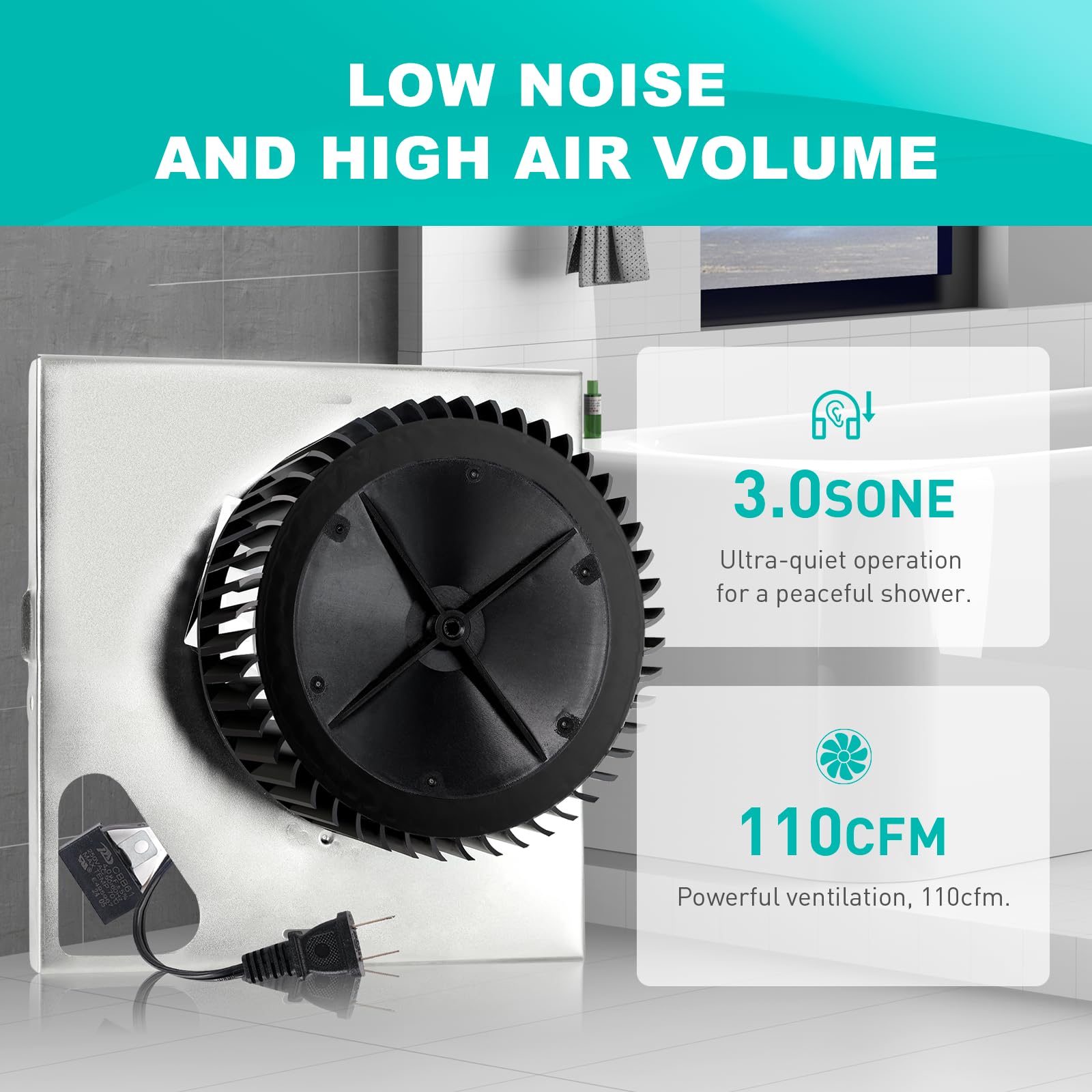 Easy 10-minute installation for quick fan replacement.