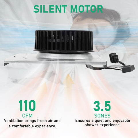Motoasis replacement motor designed for Nutone 9x9 fans with easy swap