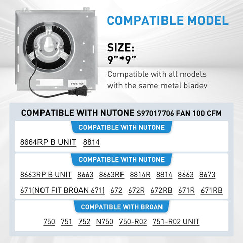 Motoasis ultra-quiet operation at 2.5 Sones keeps bathrooms calm.