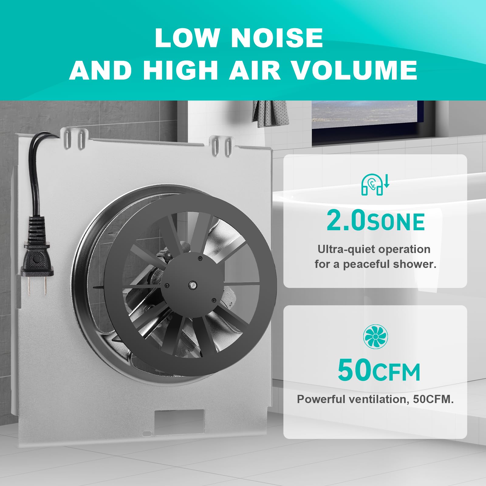 Motoasis upgraded pure copper motor delivers steadier performance and longer life.