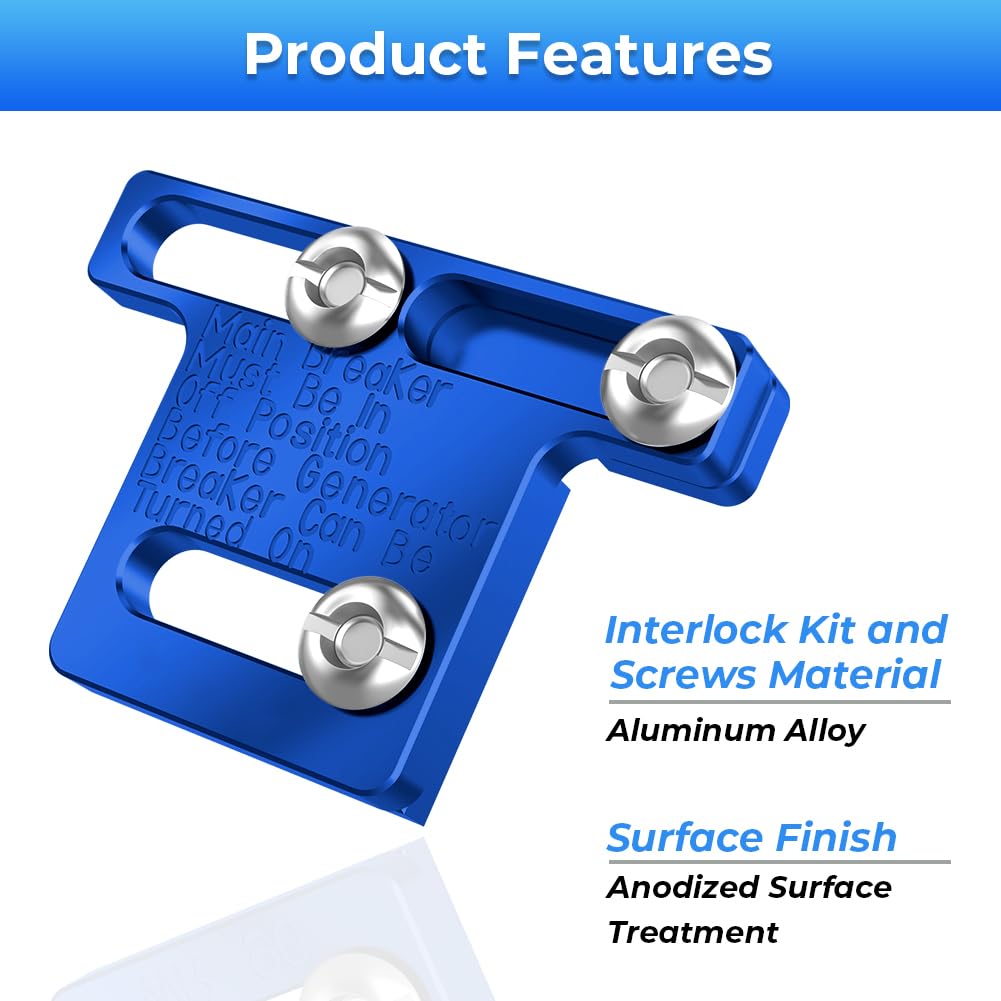MOTOQUEEN generator breaker hold-down strap stabilizes setup