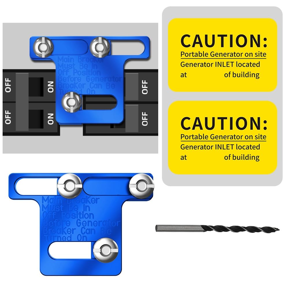 MOTOQUEEN generator interlock kit bottom plate on BR panel for safe operation