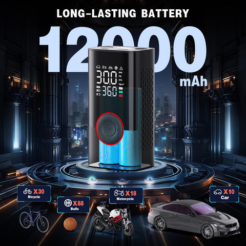 Motorenbau Tire Inflator digital pressure gauge enables quick, accurate PSI targeting